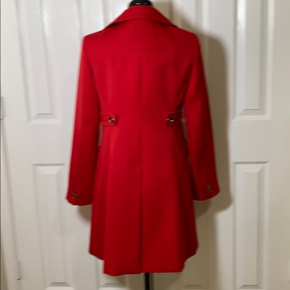 Red Dress Coat - Picture 5 of 15